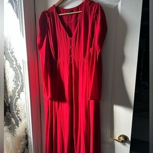 J CREW red❤️ dot print dress ❤️ 2XL